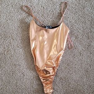 Copper bodysuit